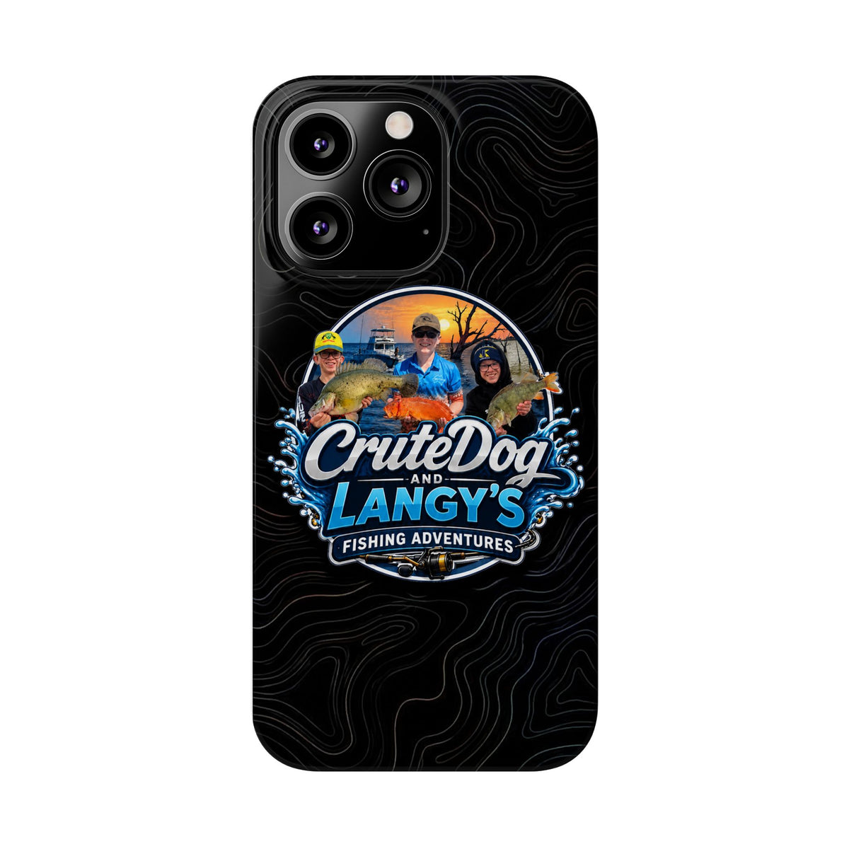CruteDog & Langy’s Fishing Adventures Slim Phone Case