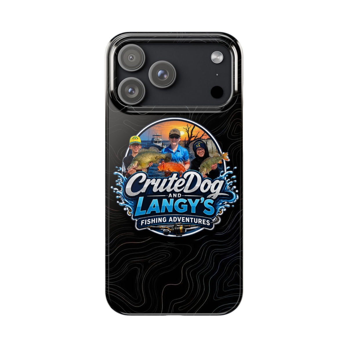 CruteDog & Langy’s Fishing Adventures Slim Phone Case