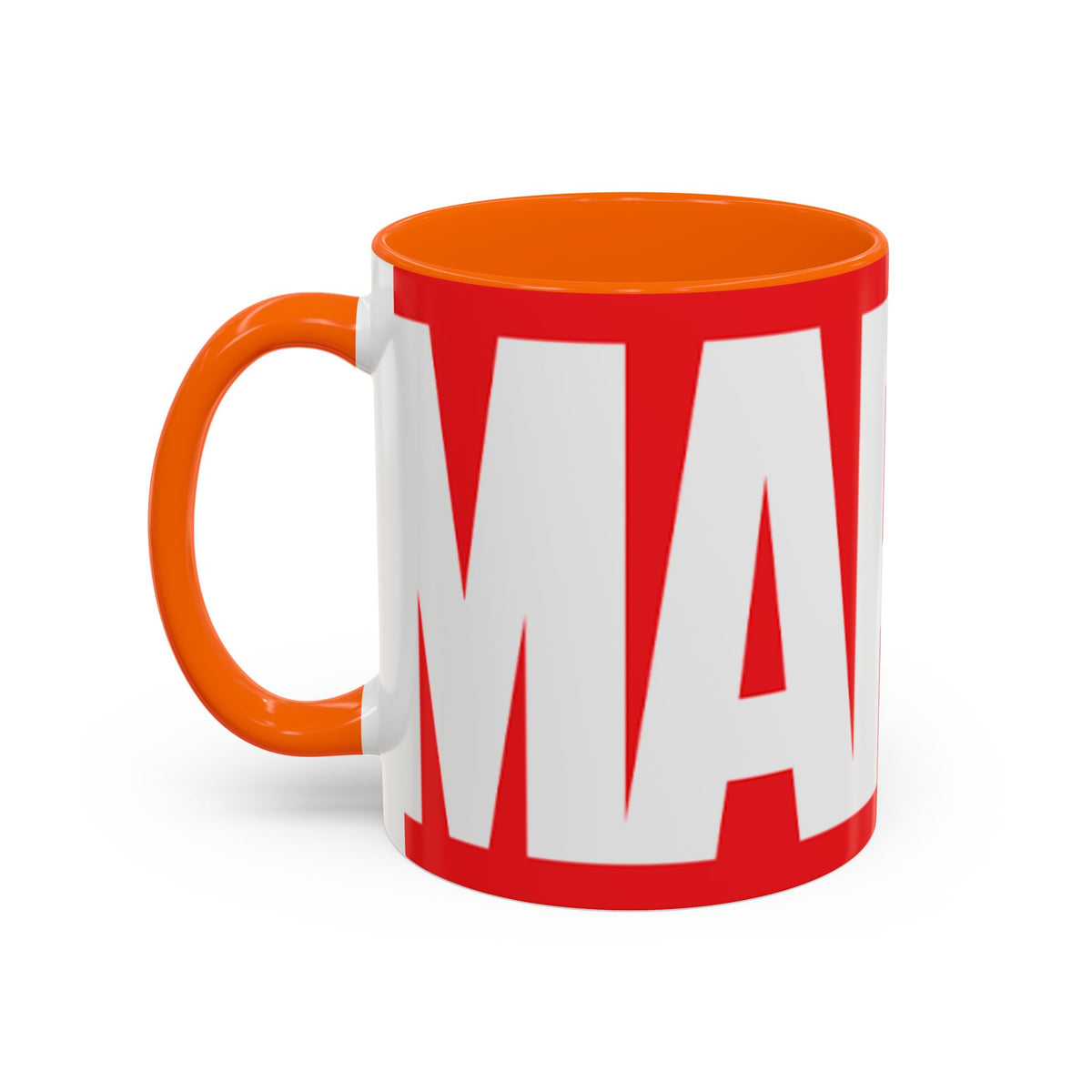 Marvel Logo Accent Coffee Mug – Red & White 11/15oz