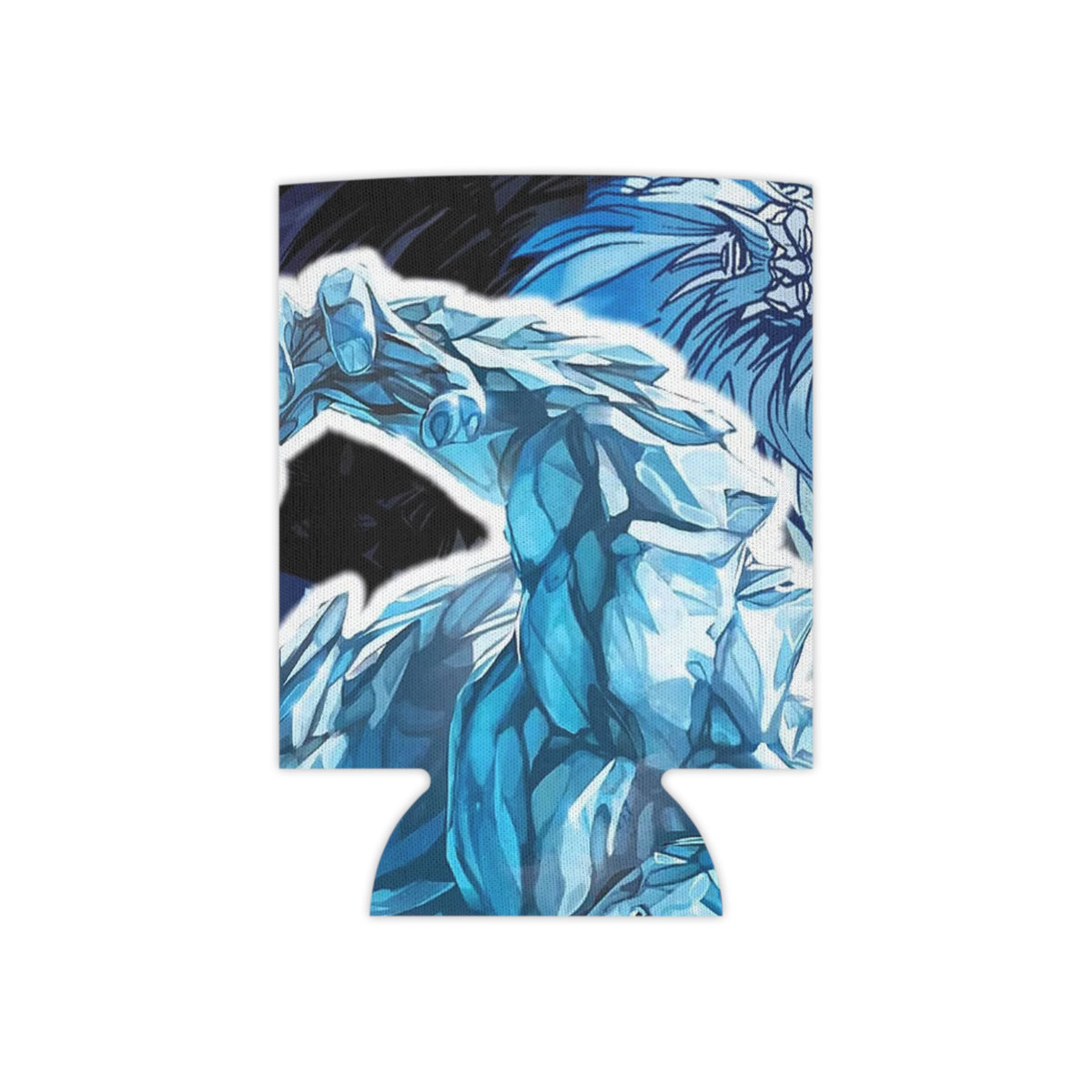 Ice Monster Can Cooler – Blue Creature Beverage Koozie