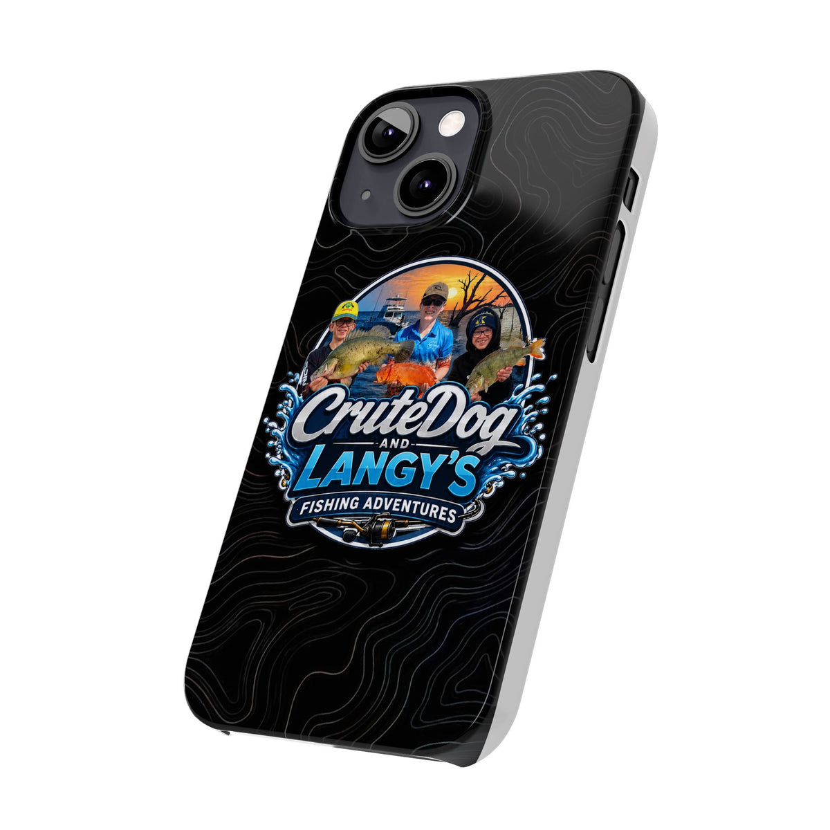 CruteDog & Langy’s Fishing Adventures Slim Phone Case