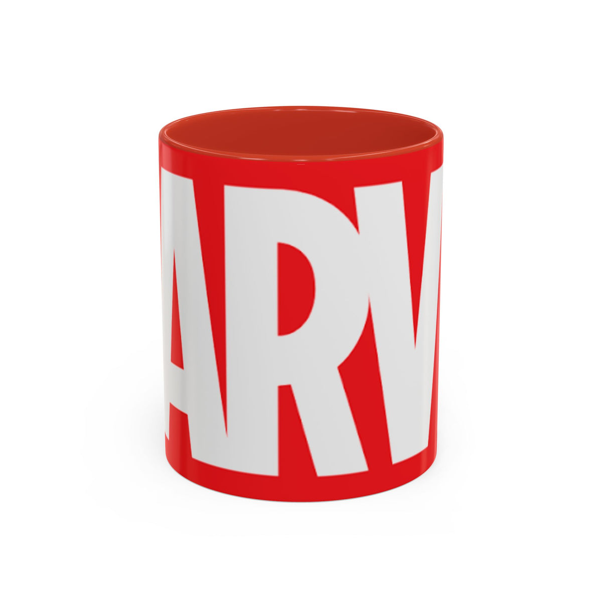 Marvel Logo Accent Coffee Mug – Red & White 11/15oz